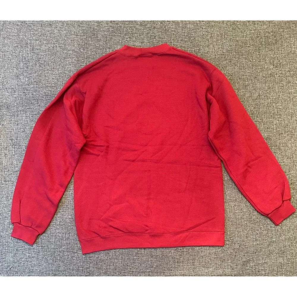 Cheetah Sweatshirt Red‎ Long Sleeve Pullover